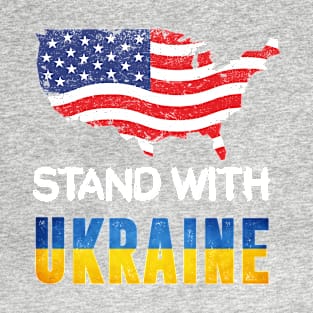 america stand with ukraine T-Shirt